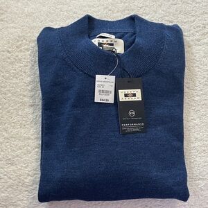 Joseph Abboud Men's Classic Navy Crewneck Sweater